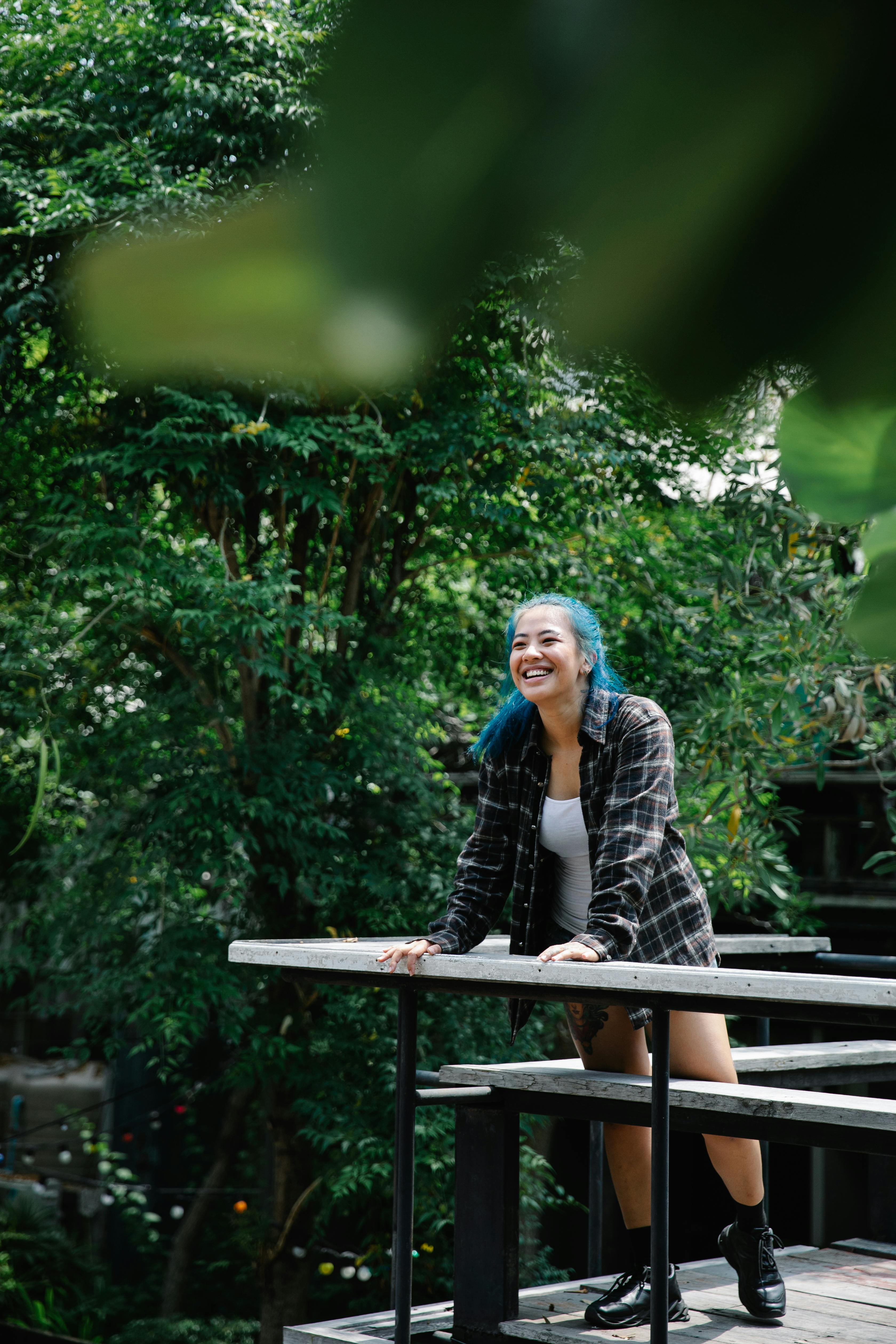 Beautiful Young Woman In A Summer Park. Modern Hippie, Hipster Style.  Beauty, Fashion Outdoor. Stock Photo, Picture and Royalty Free Image. Image  82434610.