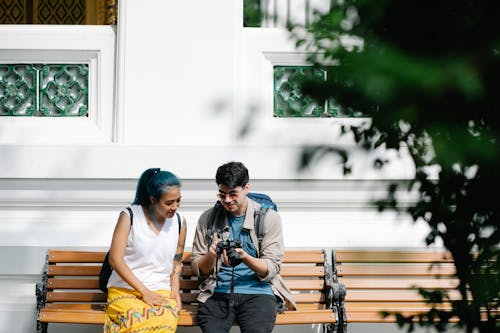 Woman and Man with Camera