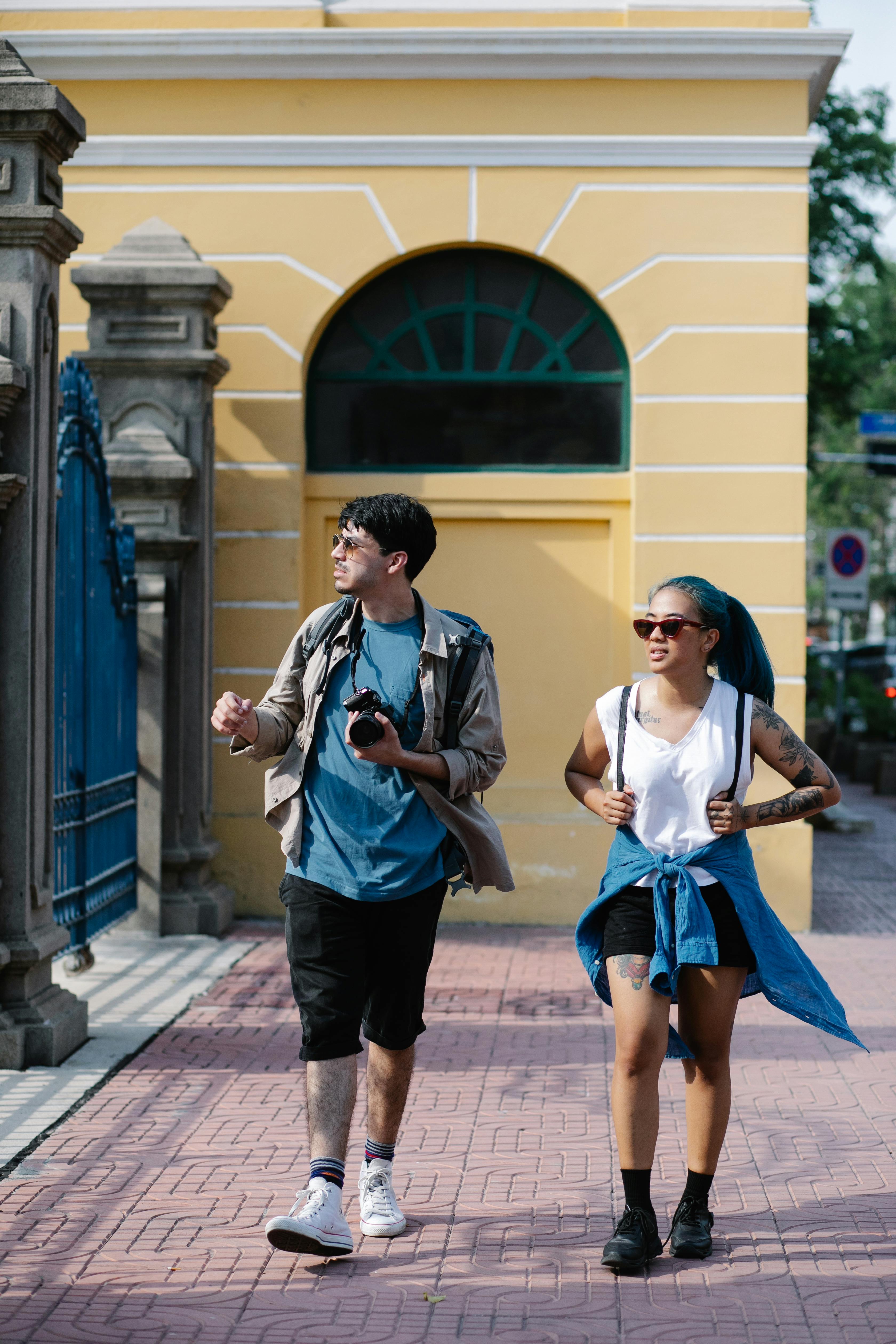 Ingyenes stockfotó cél utazás, dinamikus duo, élvezi a napot témában Stockfotó