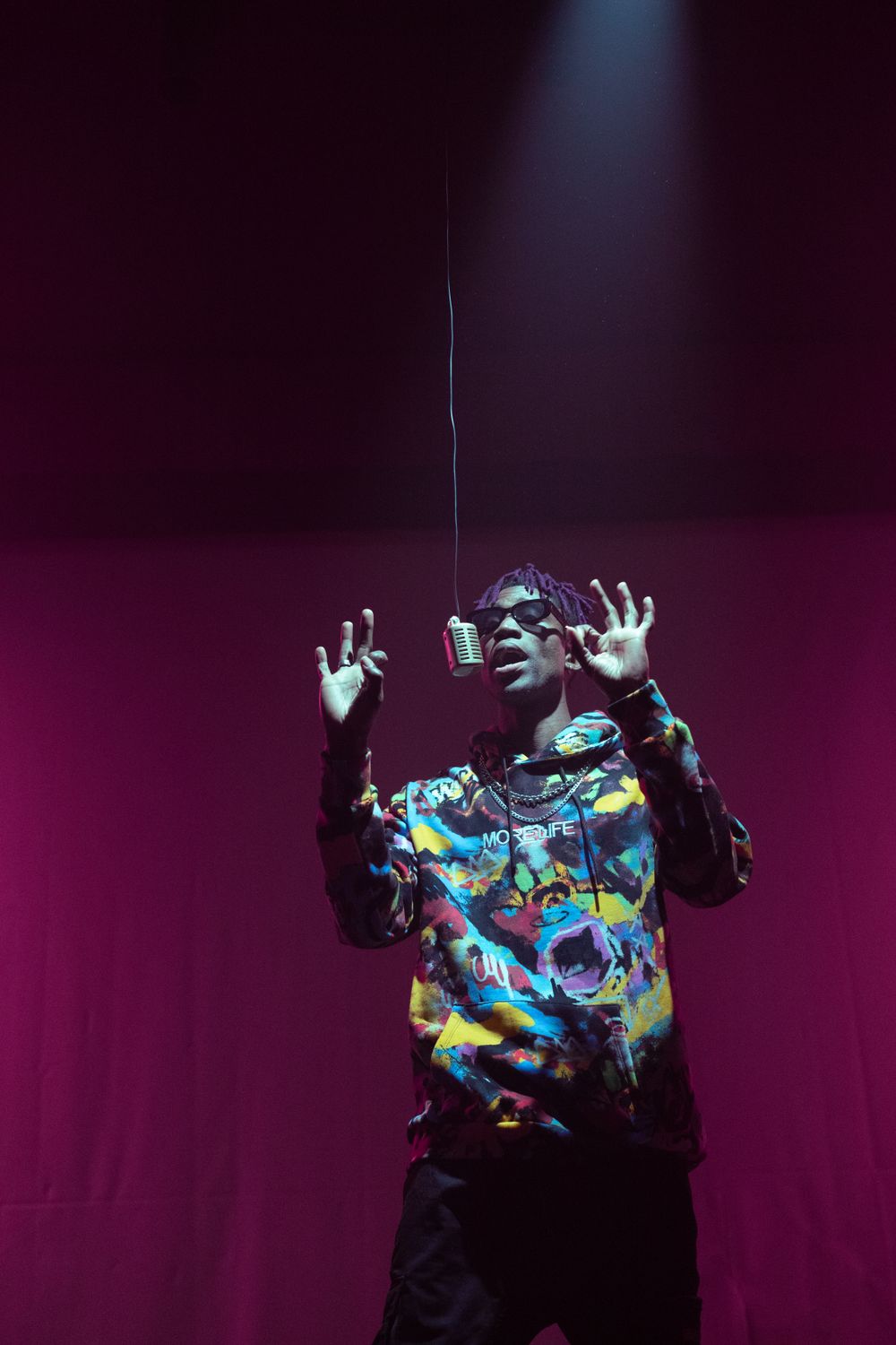 Vocal Rapper A Male Rapper Singing Rap Song · Free Stock Photo