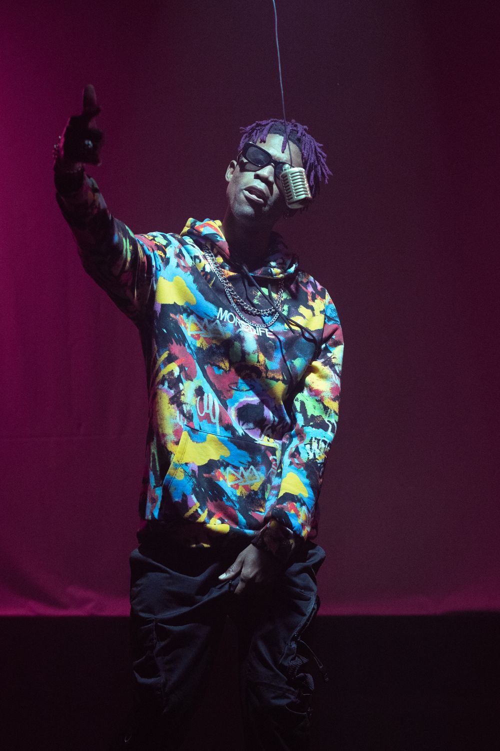 Sweaty The Raper A Rapper Wearing a Hoodie Sweater · Free Stock Photo