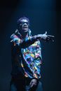 A Man in a Hoodie Rapping