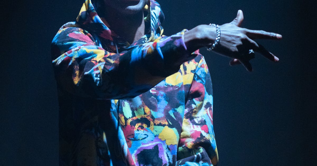 A Man in a Hoodie Rapping · Free Stock Photo