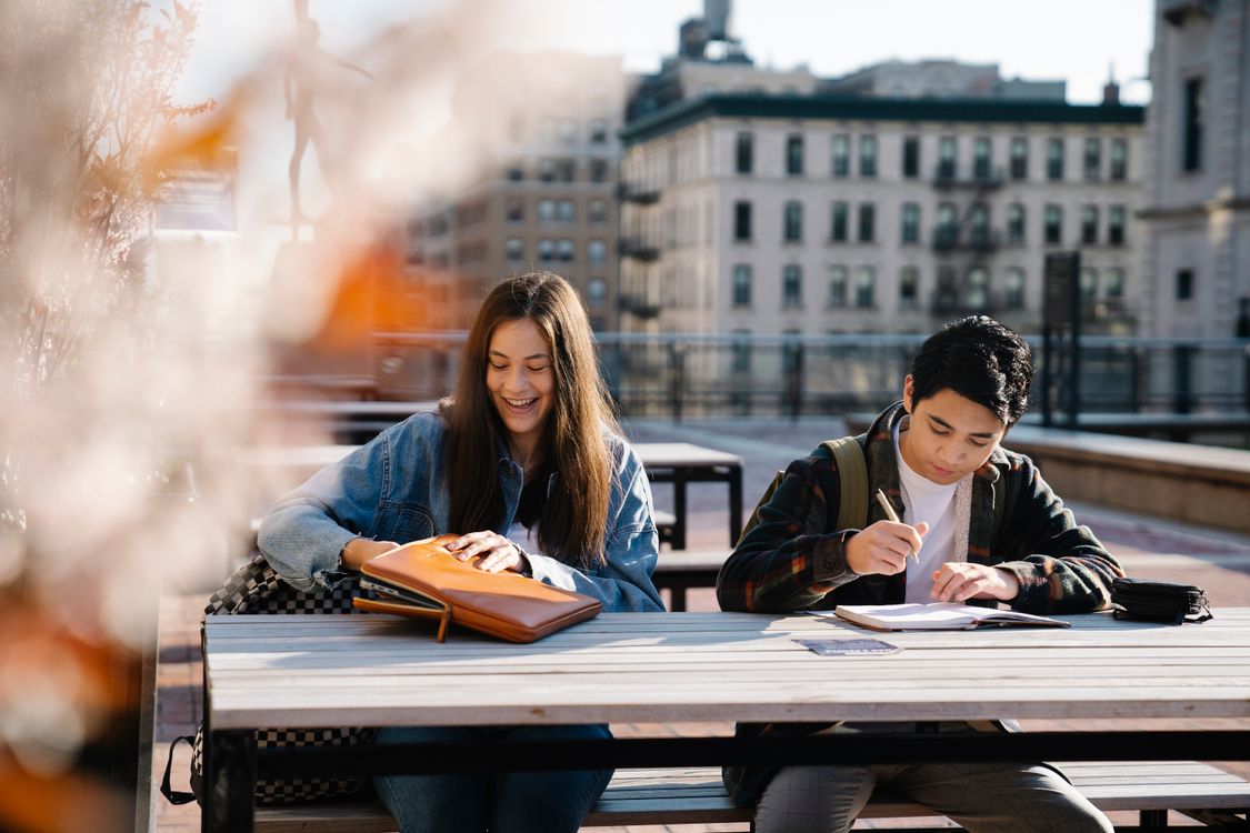 A Man and Woman Studying · Free Stock Photo
