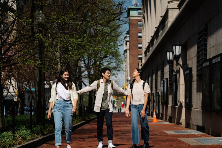 Photo Of A Group Of Students Walking Together