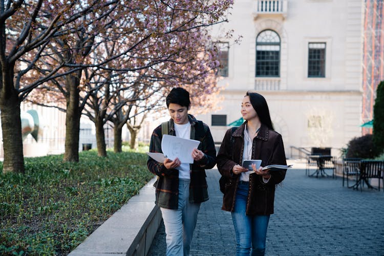 Teenagers Walking Together