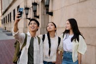 Group of Friends taking a Groupie