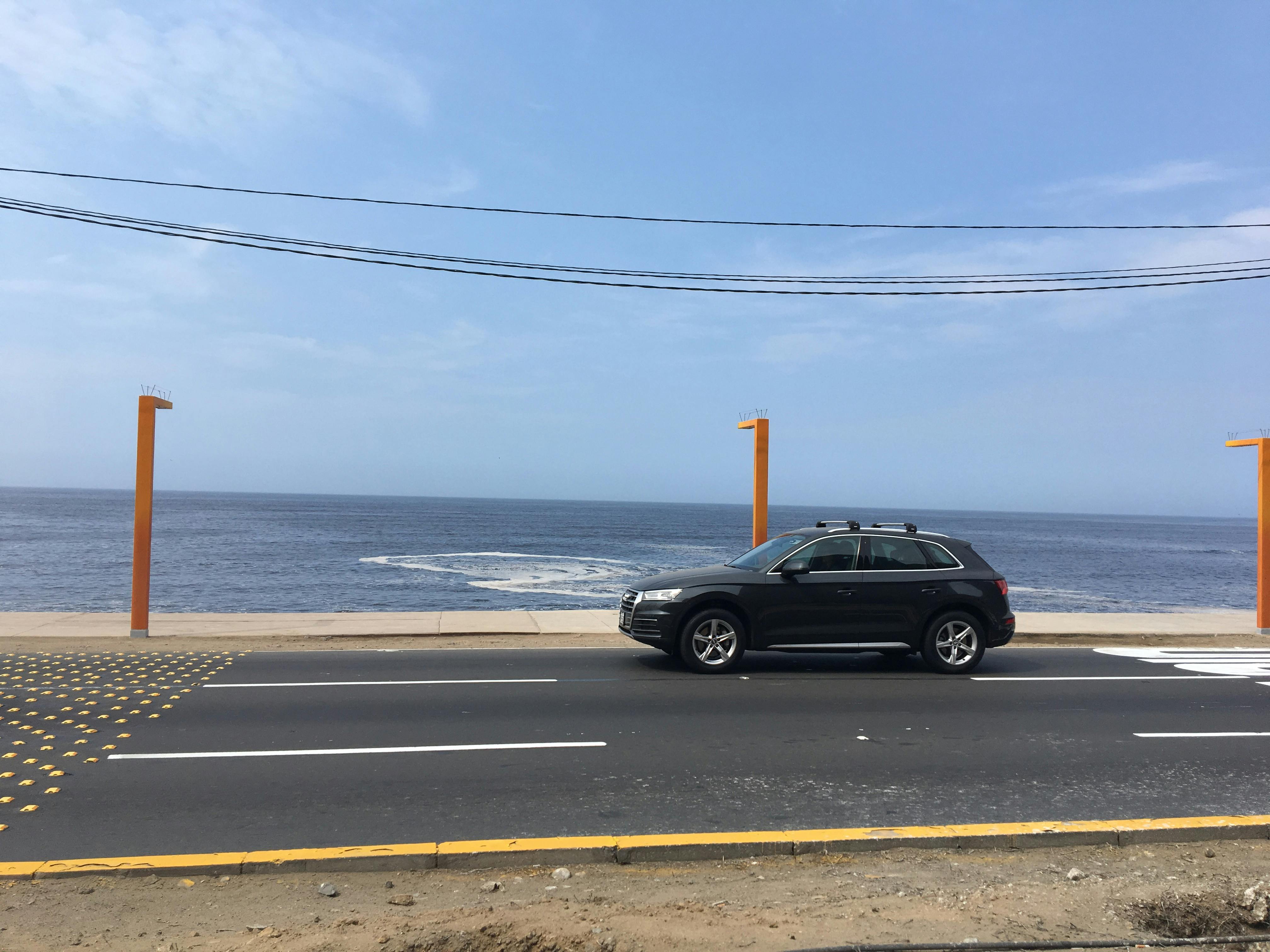 Free stock photo of beach, car, sun