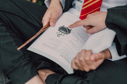 A Person Reading a Book