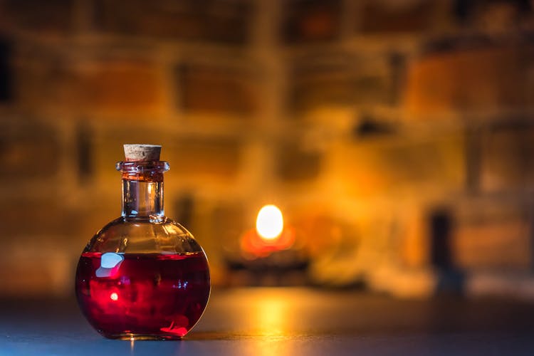 Close-Up Shot Of A Potion