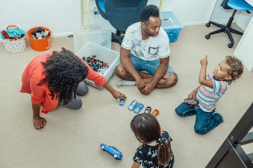 A Family Playing Together