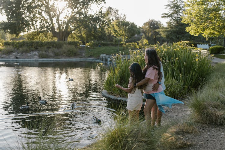 A Family In A Park