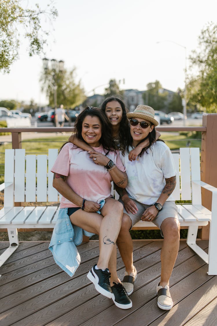 A Family Picture In The Park