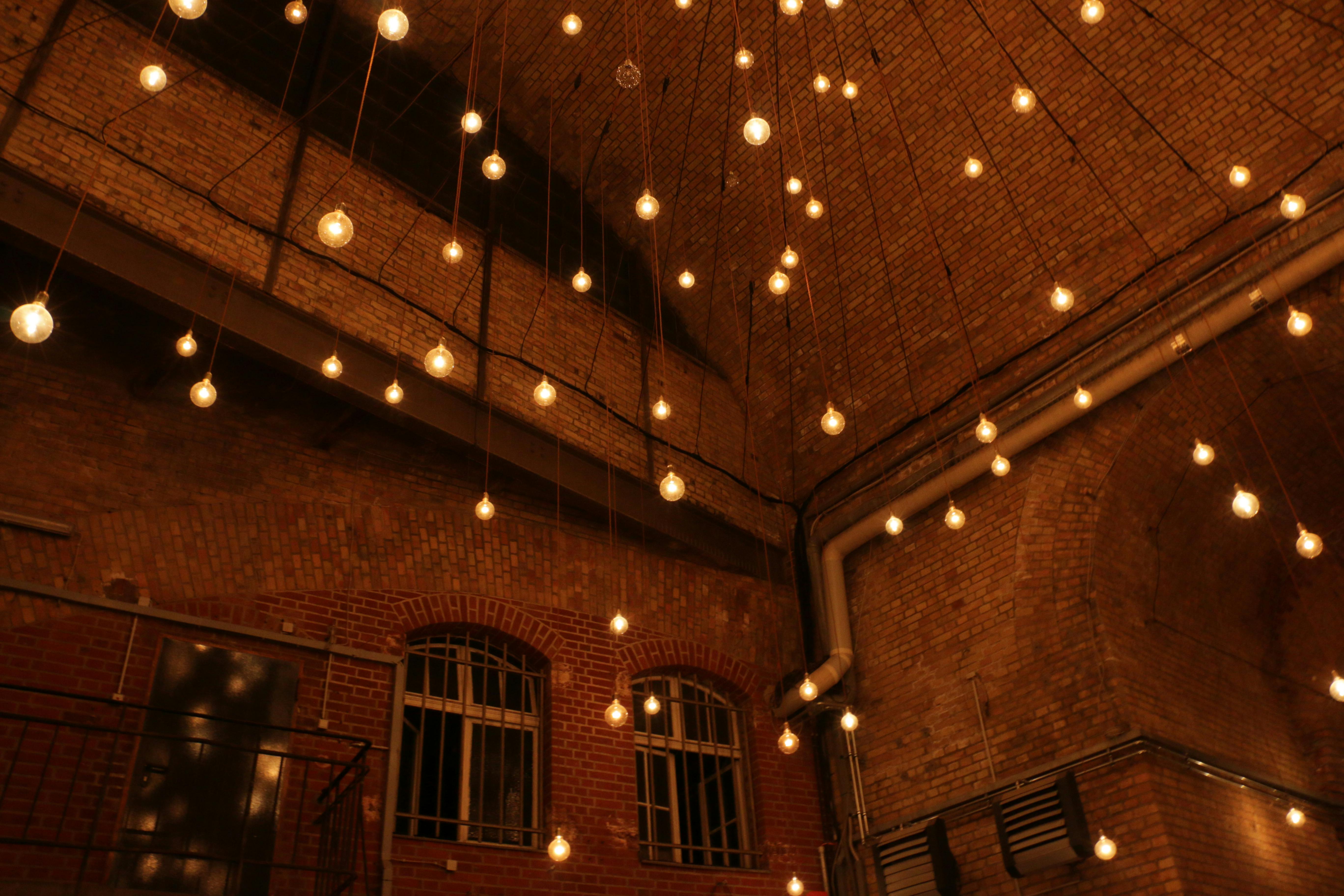 Free Stock Photo Of Ceiling Lights Lights Mood Lighting