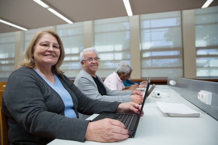 People Working On Their Laptops 