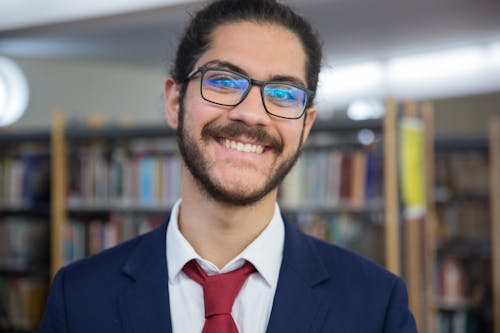 A Bearded Man wearing Eyeglasses