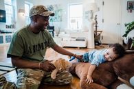 A Father Playing with His Child