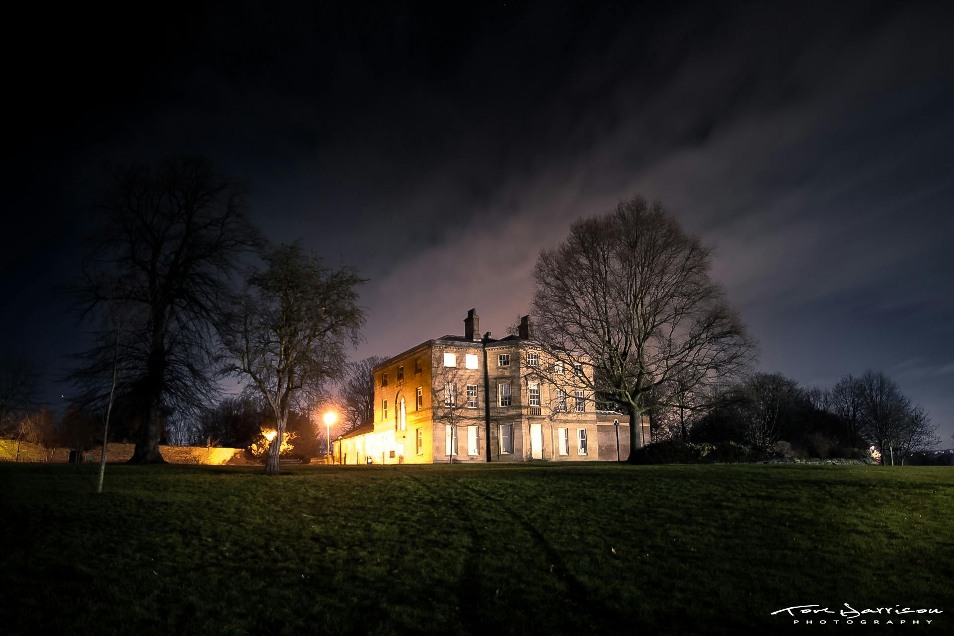 Free Stock Photo Of Country House Night Lights Night Photography