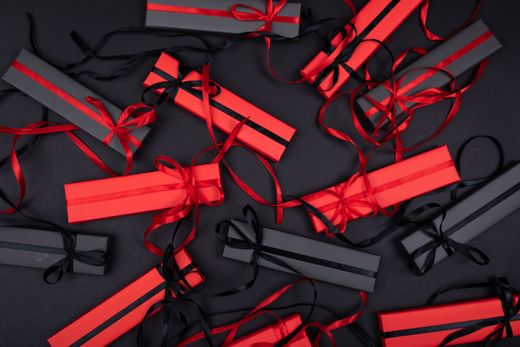 Wrapped parcels tied with ribbon — photo by Tamanna Rumee on Pexels