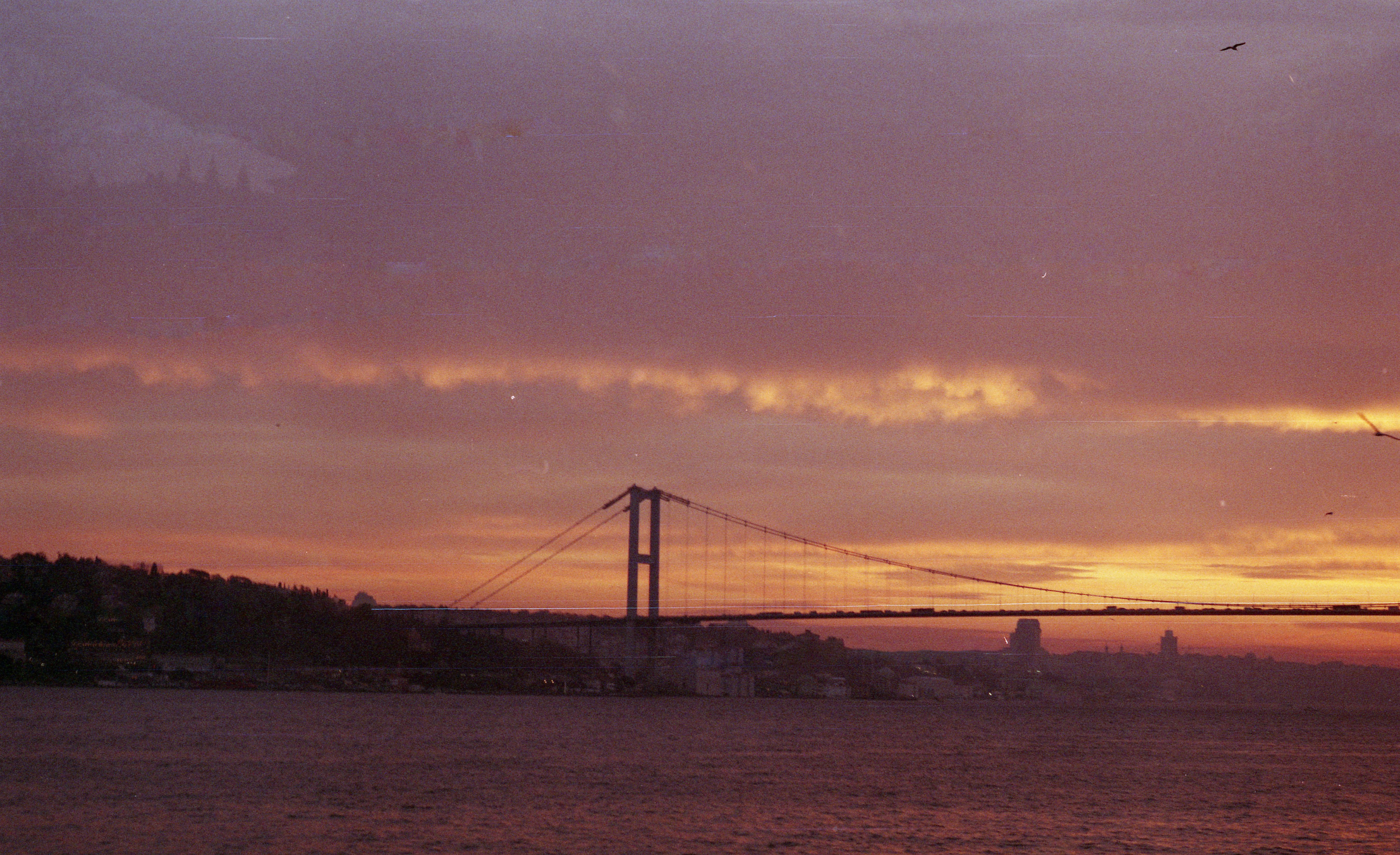 Silhouette of Bridge during Sunset · Free Stock Photo