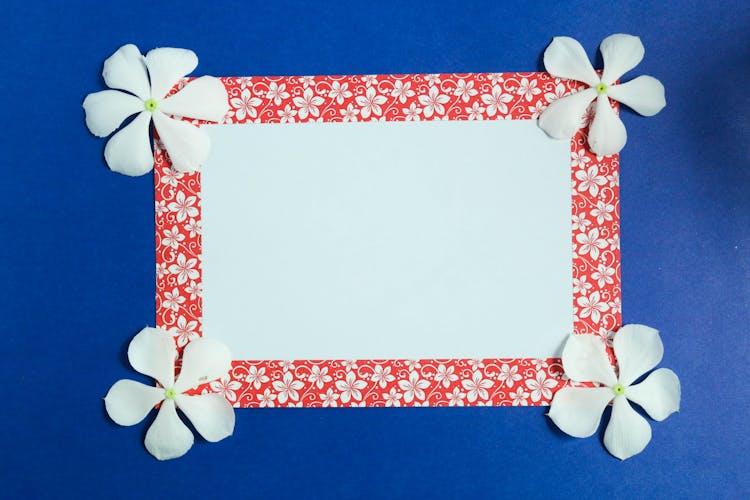 A Paper With Floral Borders