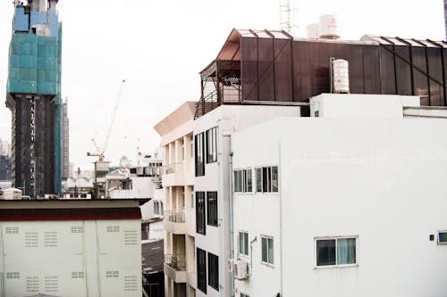 Free stock photo of apartment building, building, evening