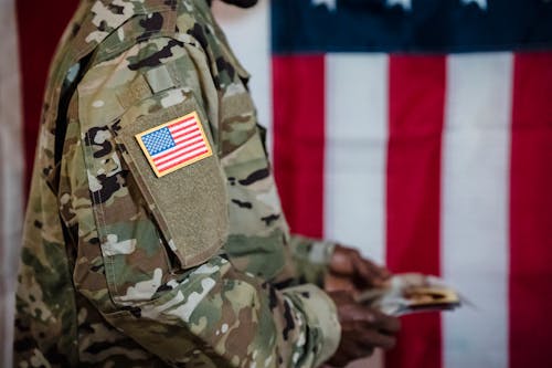 Bezpłatne Darmowe zdjęcie z galerii z ameryka, flaga, mundur wojskowy Zdjęcie z galerii