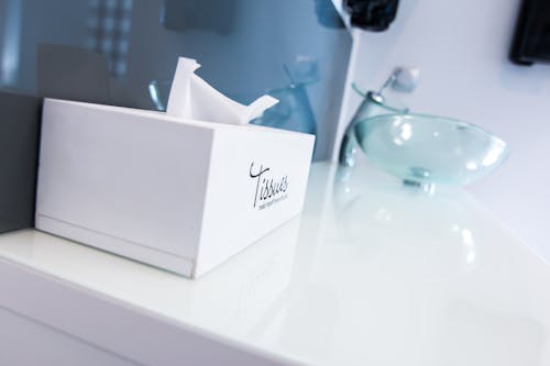 White Tissue Box