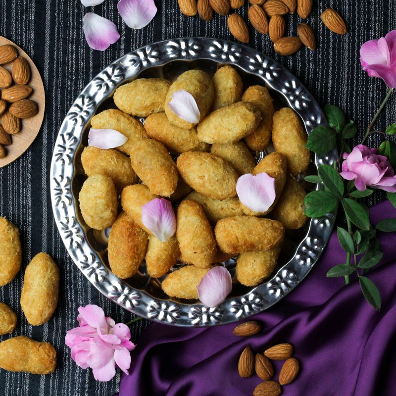 Ramadan Fig and Almond Thumbprint Cookies with Honey