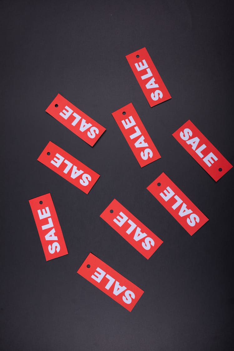 Composition Of Sale Tags