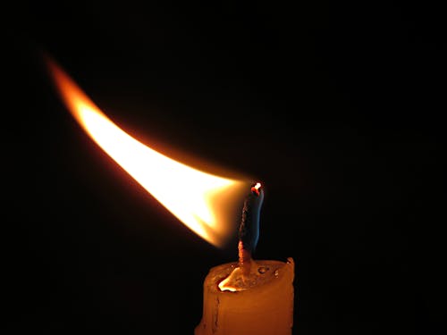 Free stock photo of burning candle