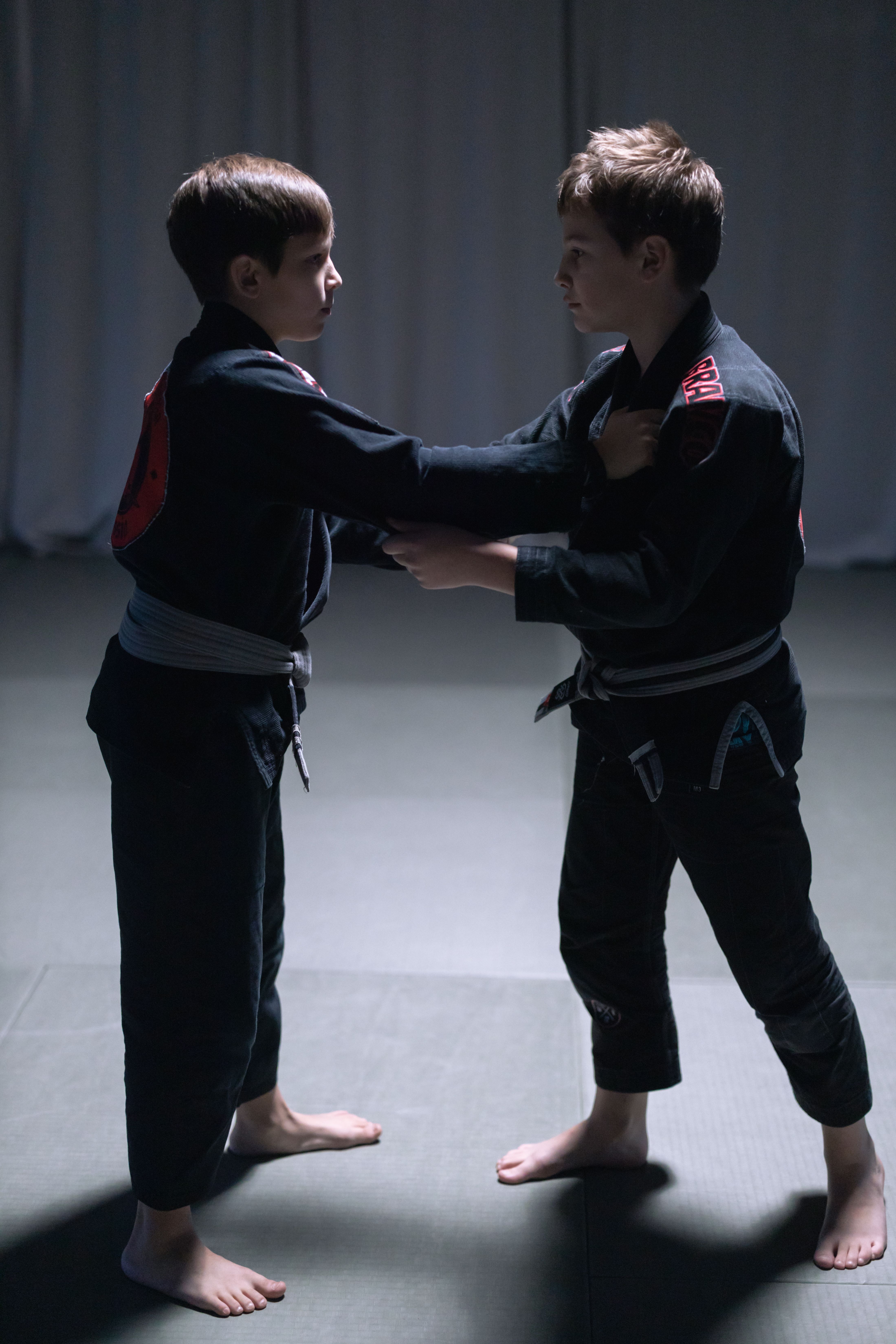 jiu jitsu athletes having a match