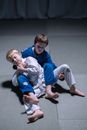 Young Boys Practicing Jujutsu