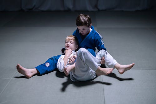 Gratis Foto stok gratis anak laki-laki, bergulat, judo Foto Stok