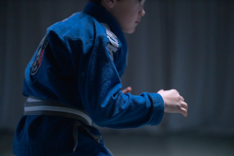 A Boy In Blue Gi