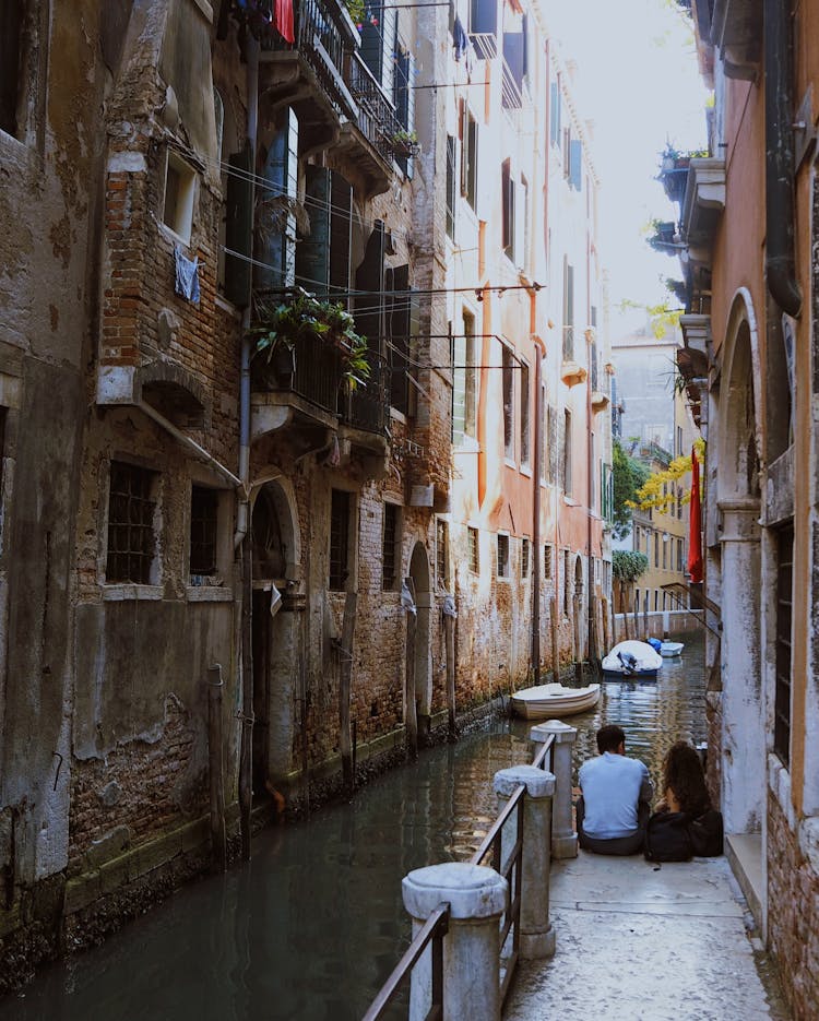 A Couple In Venice Canal