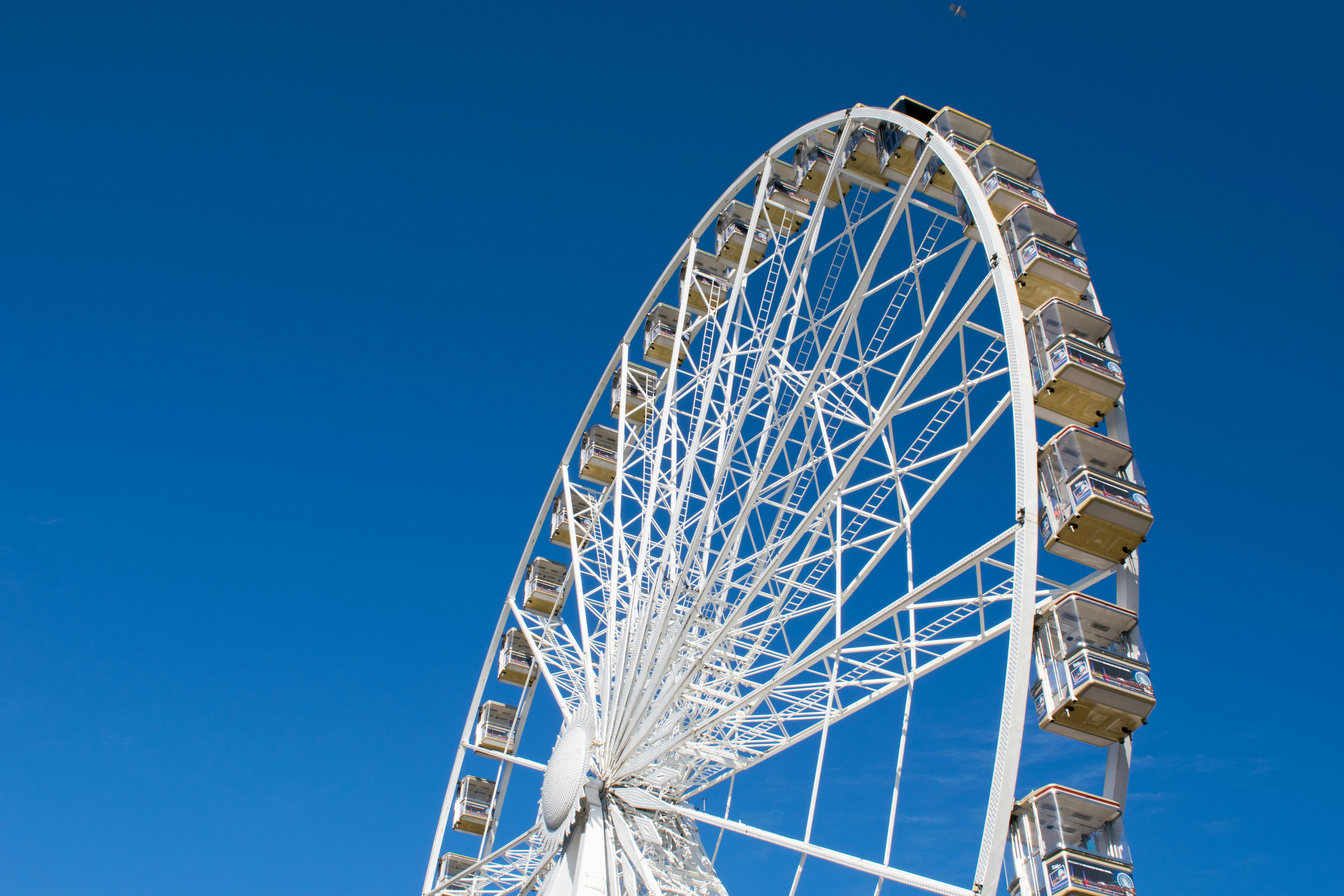 Free stock photo of big wheel, blue sky, wheel