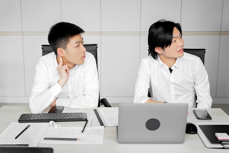 Young Businessmen In A Meeting