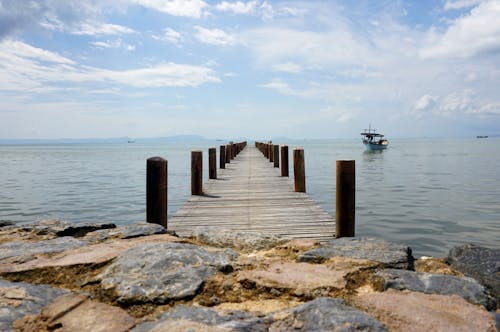 Kostnadsfri bild av brygga, hav, kambodja