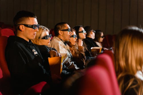 People Sitting in a Cinema 
