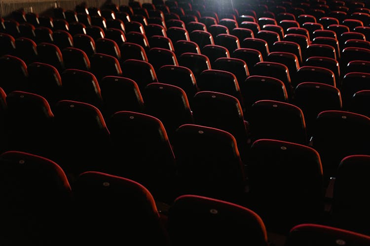 Empty Seats Of The Cinema