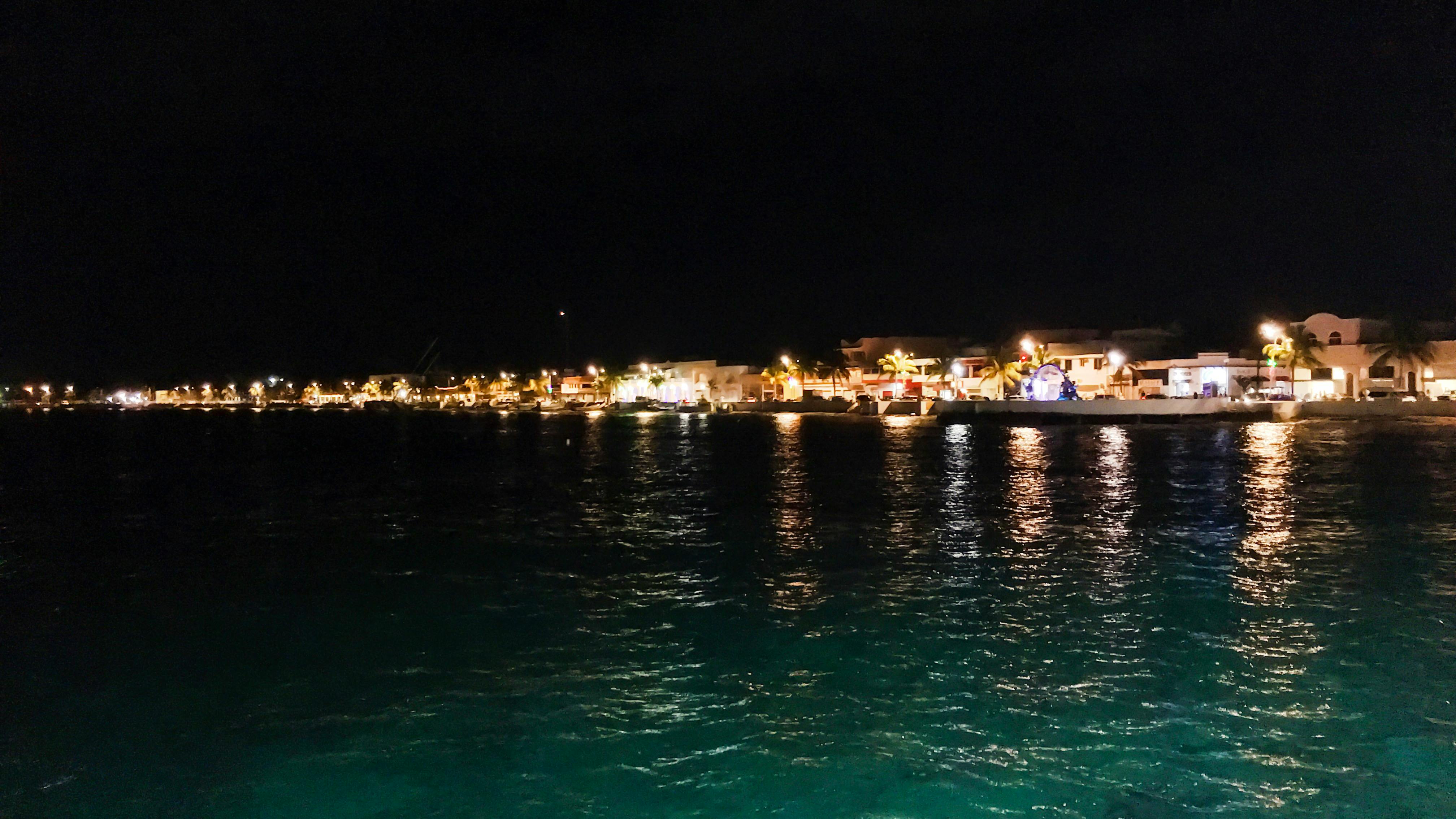 Free stock photo of citylights, night, sea