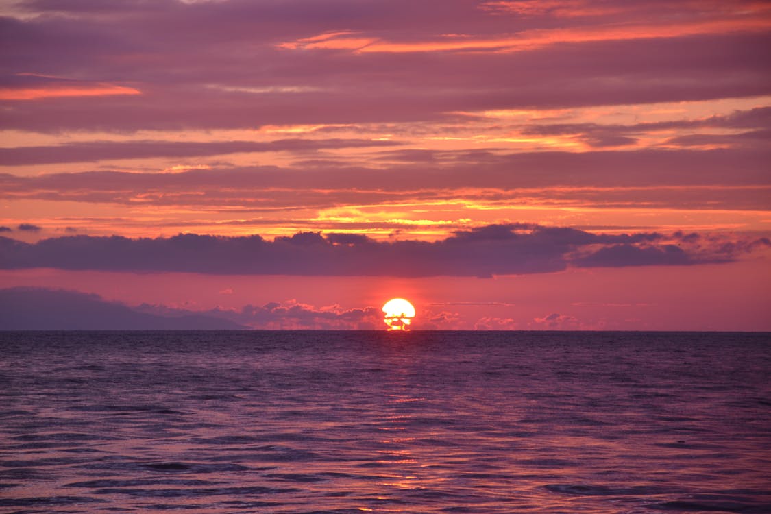 Beautiful Sunset over Sea 