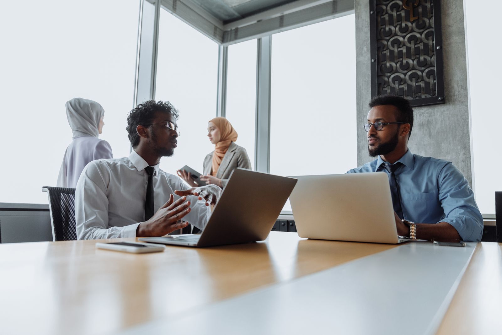 Diverse business team