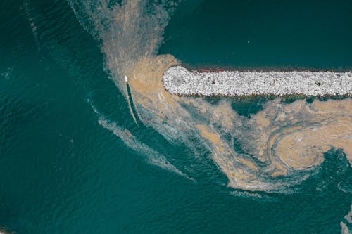 Aerial View of a Pier