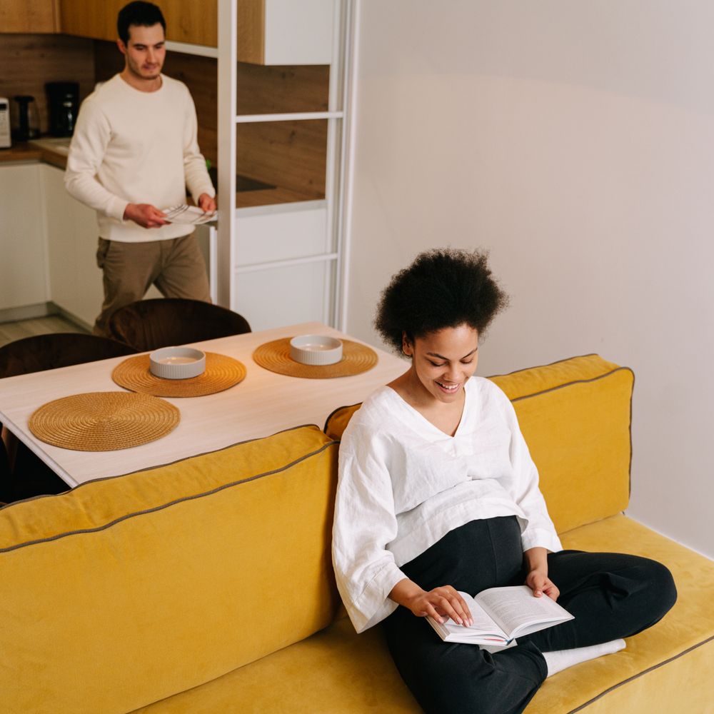 Newark — movers delivering furniture from a van