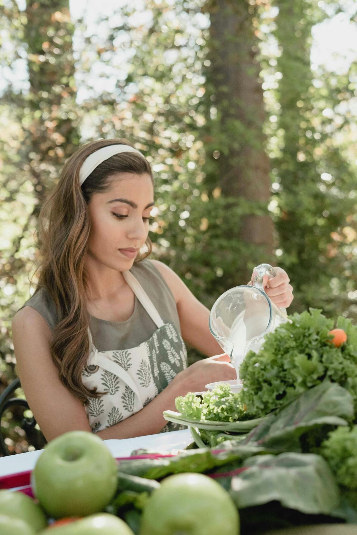 Foggy forest with eerie lighting suggestive of a supernatural dimension