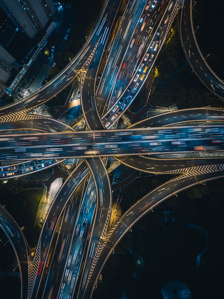 Aerial Photography Of Roads