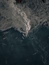 Aerial View of Ocean Waves