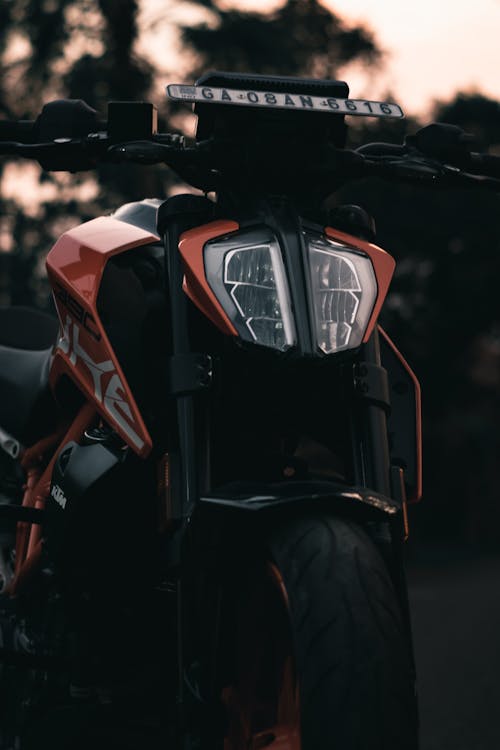 KTM 390 Duke in Close-up Photography